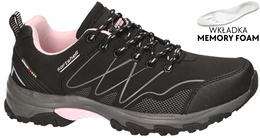 Buty sportowe damskie American Club DWT-219 czarno-różowe i czarno-turkusowe rozm.36-41