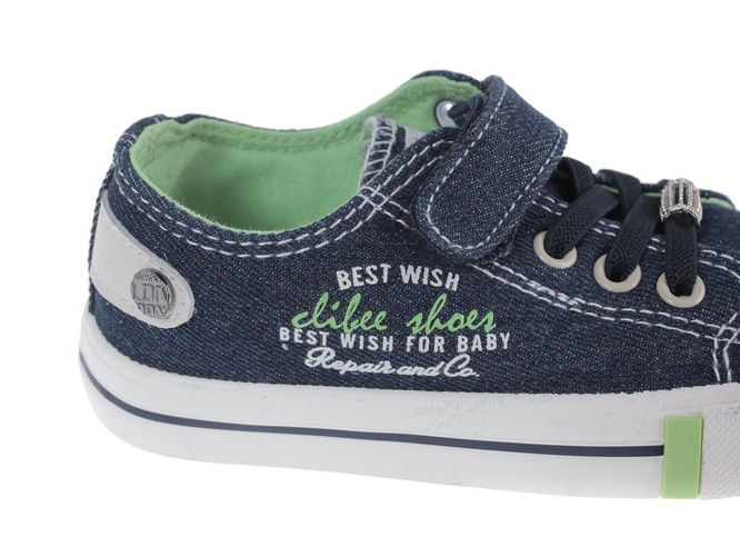 Tenisówki dziecięce Clibee BB-254BUGR granatowe rozm.25-30