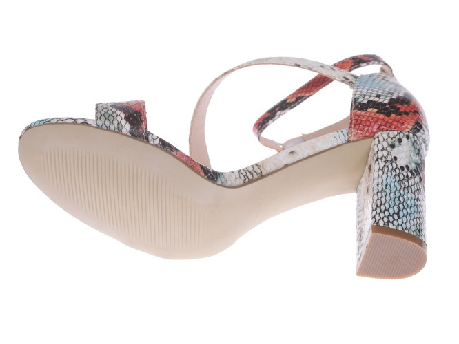 Women’s sandals Sergio Leone DSK870CZ beige black size 36-41