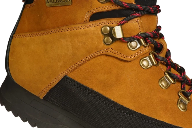 Obuwie przejściowe męskie American Club MCY-92 czarne i camelowe rozm.41-45