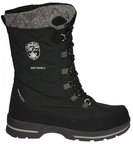 Buty zimowe damskie American Club DSN-09 czarne rozm.37-41