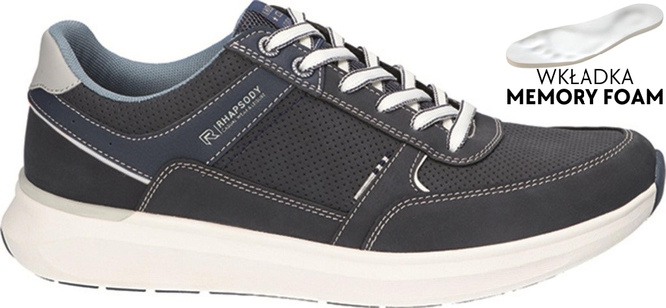American Club MRH-124 men's sports shoes, navy blue and gray, sizes 41-46