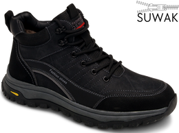 Men’s ankle boots Skotnicki MTR-4-0728BL black, sizes 40–45