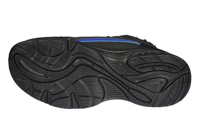 Buty zimowe męskie Sunlanse MM215-1BLBU czarne rozm.42-47