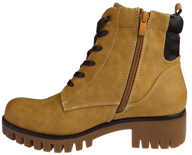 Women's winter shoes Sergio Leone D711-1NZO yellow size 36-40