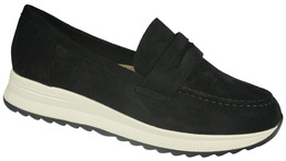 Mokasyny damskie Purlina DYJ3574-9BL czarne rozm.36-41