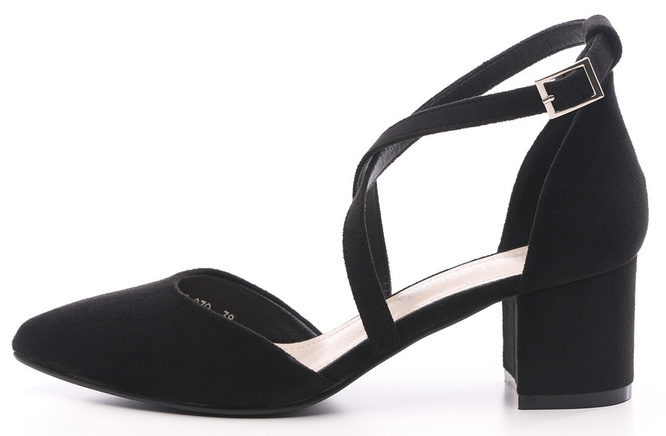 Sandały damskie Sergio Leone DSK830CZMI czarne rozm.36-40