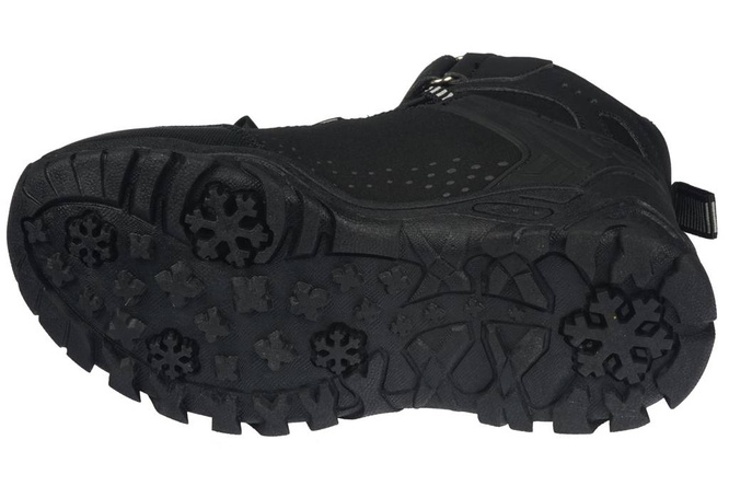 American Club CWT-65 children's winter shoes, black and navy blue, size 32-36
