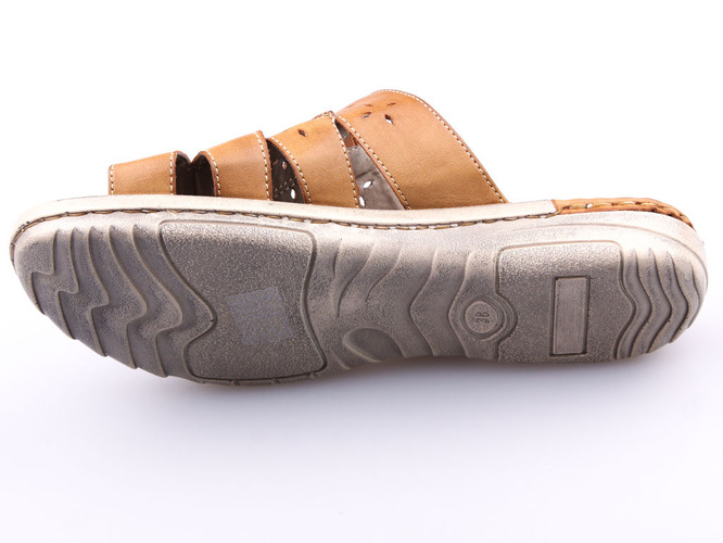 Klapki damskie Mariella Murani D52912823JBR jasny brąz rozm.36-41