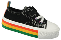 Children's sneakers BESSKY AMY004-2A black, size 22-27