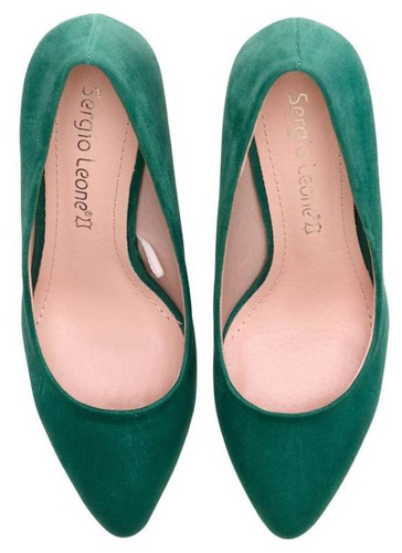 Women's stilettos Sergio Leone D1399ZIMI mint size 36-40