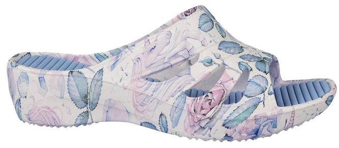 American Club DNH-100 women's pool slippers blue and lilac size 36-41