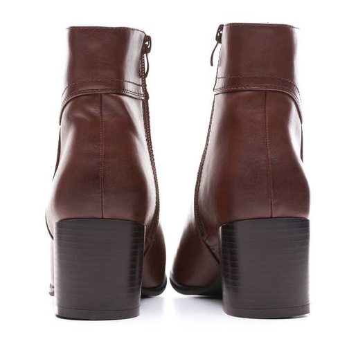 Buty zimowe damskie Sergio Leone DBT631BRSK brązowe rozm.36-40