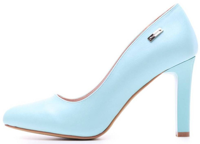 Pumps for women Sergio Leone D1457JNI light blue, size 36-41
