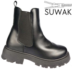 Obuwie zimowe damski Le Scarpe DA7163-1BL czarne rozm.36-41