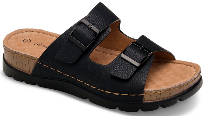 Skotnicki DKL-3-Y34BL women's flip-flops, black, sizes 36-41