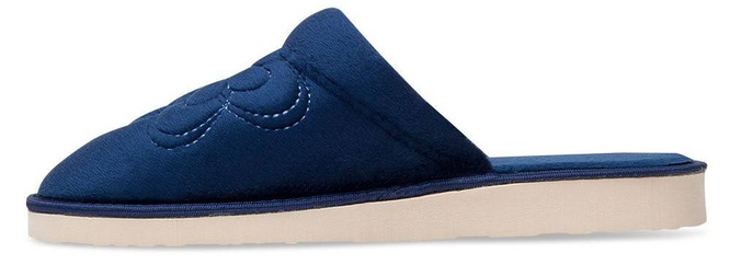 Pantofle damskie Meteor DV011 PATRYCJA granatowe i bordowe rozm.36-40