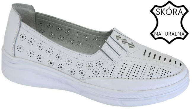 Atletico D2317S-2WH women's sports shoes, white, sizes 36-41