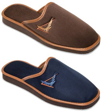 Men's shoes Meteor MV057 PIOTR navy blue and brown sizes 41-46