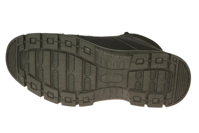 Purlina M9901-7BL men's winter shoes, black, sizes 41-46