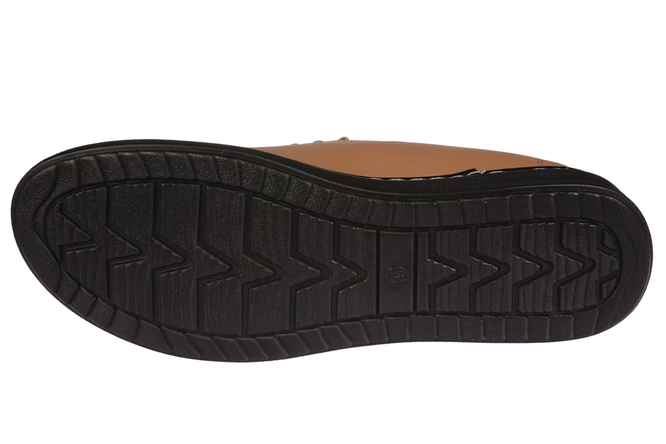 Półbuty damskie Le Scarpe DA7286-10 khaki rozm.36-41