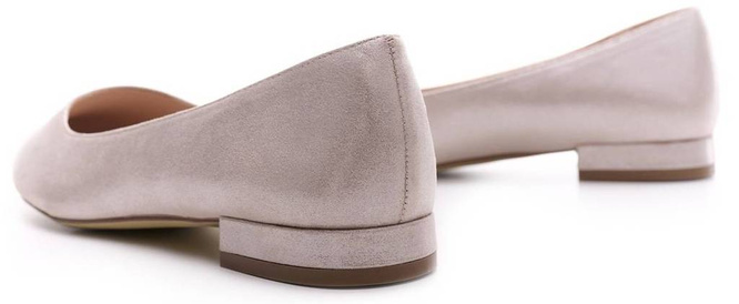 Baleriny damskie Sergio Leone DBL608BEZL beżowe rozm.36-41