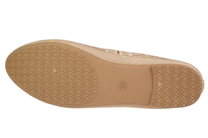 Women's ballerinas Skotnicki DP-3-0568ABE beige size 36-41