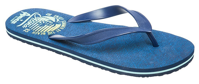 Men's flip-flops American Club MJP-01 black or navy blue size 42-46