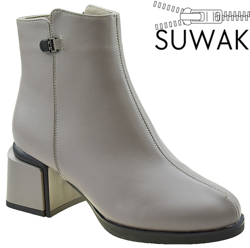 Sandway DB8820-26SZ women's winter shoes, gray, sizes 36-41