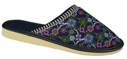 Women's insulated slippers TUP  2331 navy blue size 36-41