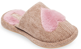 Women’s Slippers Meteor DV239 HEART beige sizes 36-40