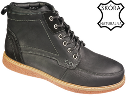 Le Scarpe Men's Winter Shoes MA8123-1 – Black, Sizes 40-45