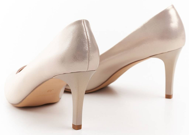 Women's high heels Sergio Leone D1336ZLBL gold size 36-41