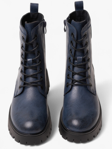 Sergio Leone DTR710-SGR women's boots navy blue size 36-40