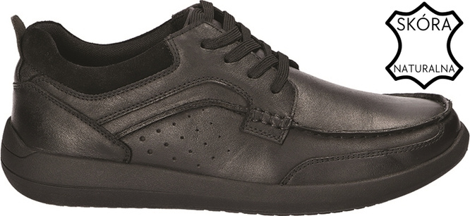 Men's shoes American Club MCY-138 black and brown size 41-45