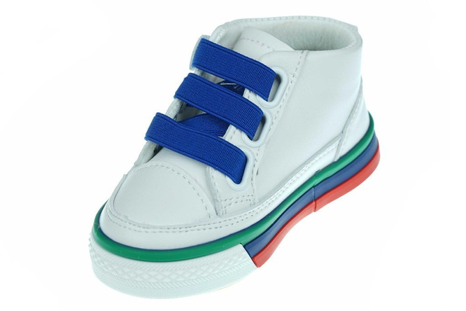 Children's sports shoes Apawwa BGQ22NAI white and navy blue size 26-31