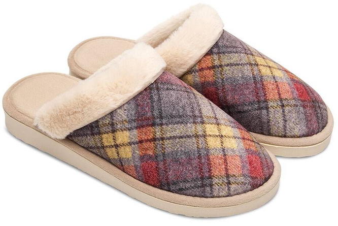 Meteor DV101 GRETA women's slippers brown, blue and pink, sizes 36-40