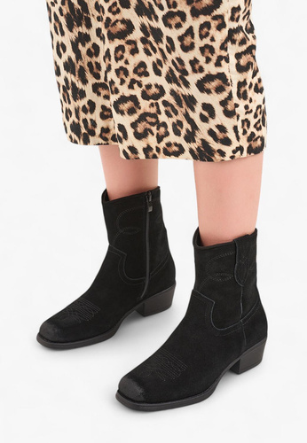 Sergio Leone DBT-284-SCZ women's cowboy boots black size 36-40