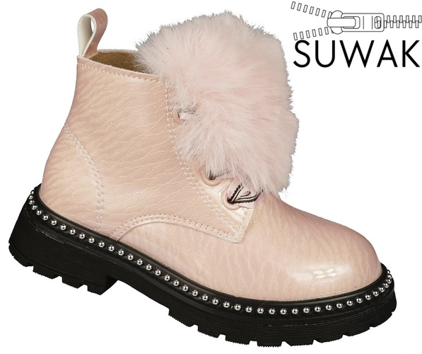 Children's transition shoes Apawwa ANQ736PI pink, size 19-24