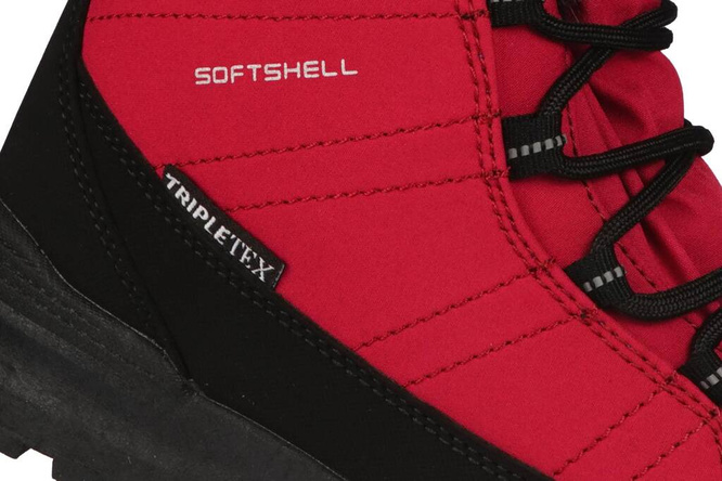 American Club DSN-44 women's snow boots, red, sizes 37-41