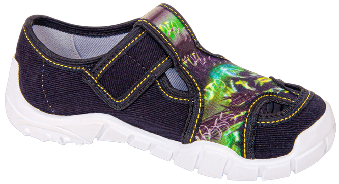 Children's sneakers Viggami ADAŚ MOTOR green size 26-33