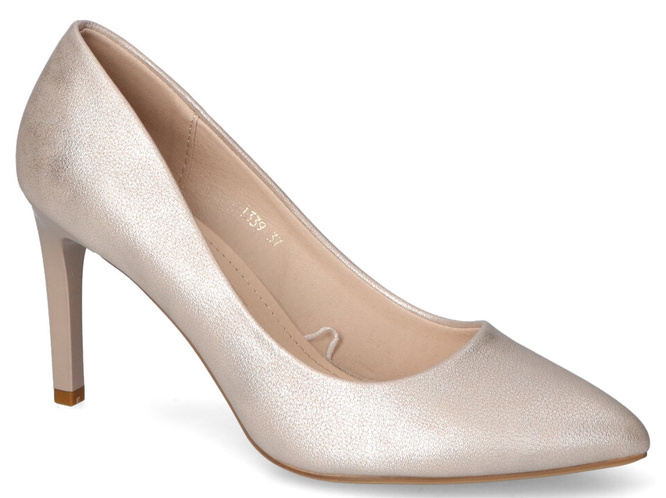 Women's high heels Sergio Leone D1339PE gold size 36-40