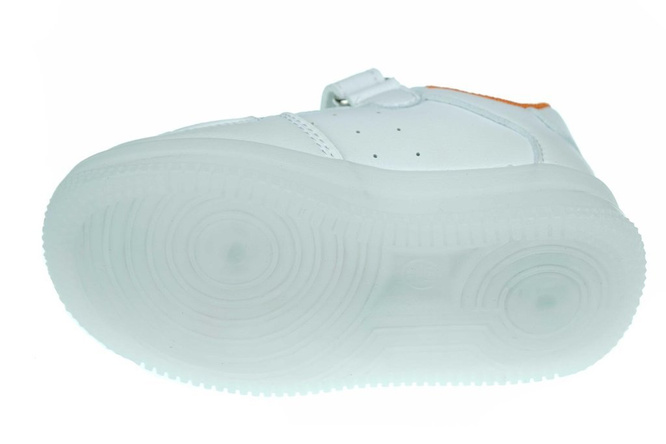 Buty sportowe dziecięce Apawwa ANC62OR biało pomarańczowe rozm.21-25