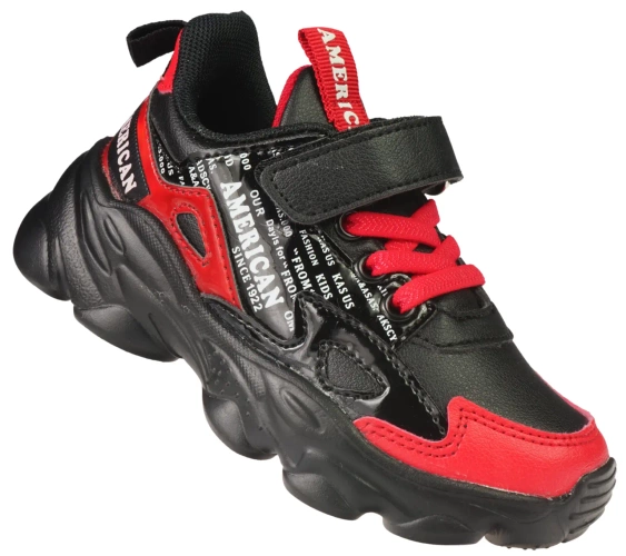 Children's sports shoes American Club BBD-04 blue, red size 27-31