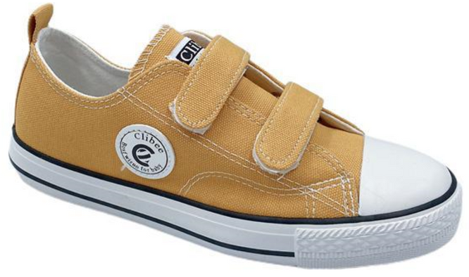 Tenisówki dziecięce Clibee BB-2YE żółte rozm.25-30