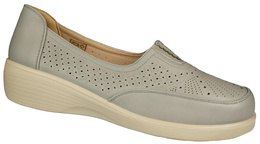 Półbuty damskie Le Scarpe DA7328-5GY szare rozm.36-41