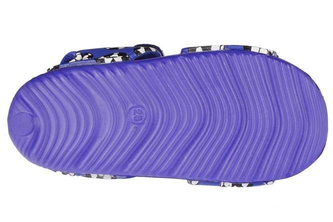 Children's pool slippers Emax B309-1 blue and navy blue, size 26-31