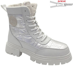 Children's winter shoes Clibee CH-298WH white size 31-36
