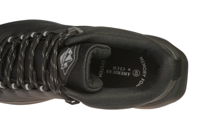 Men’s transitional shoes American Club MRH-163 black size 42-44