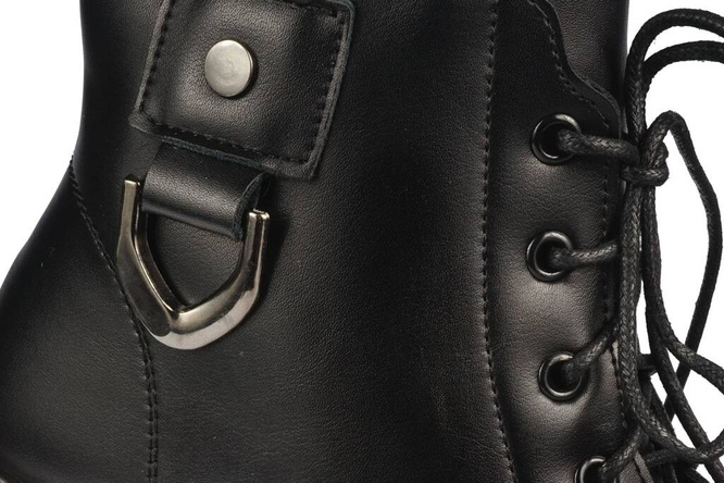 Le Scarpe DA7156-1BL women's winter shoes, black, sizes 36-41